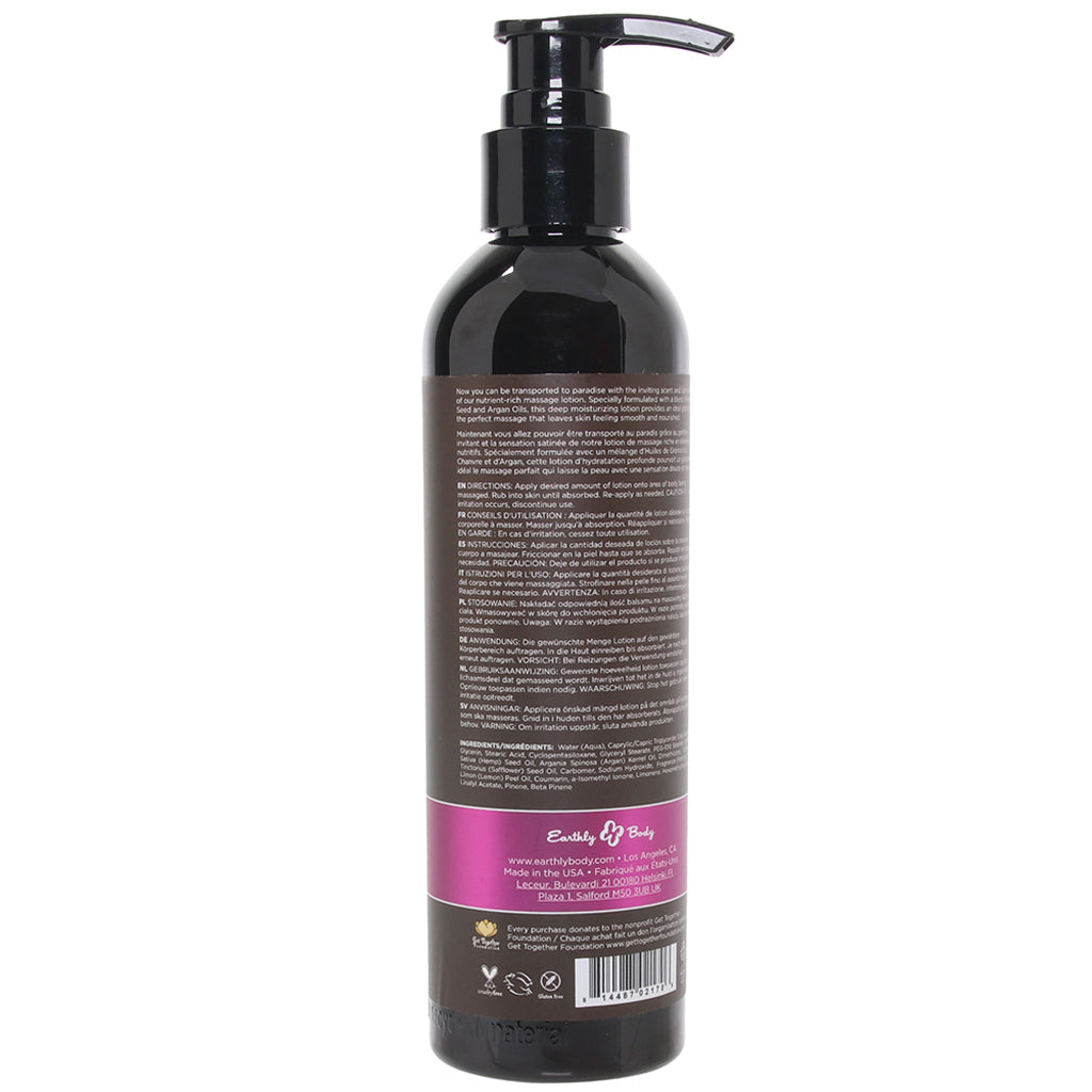 Hemp Seed Massage Lotion 8oz/237ml in Skinny Dip Sensual Love > Massage