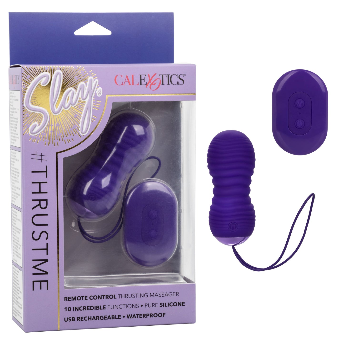 Slay ThrustMe Remote Control Ribbed Bullet Vibrator