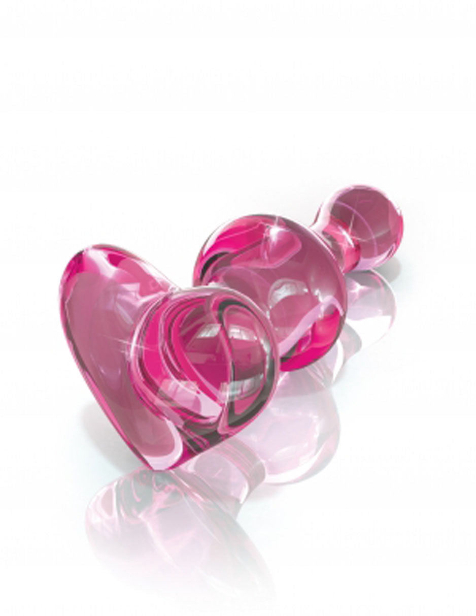 Icicles Pink Glass Massager Luxury Handcrafted Intimacy Toy
