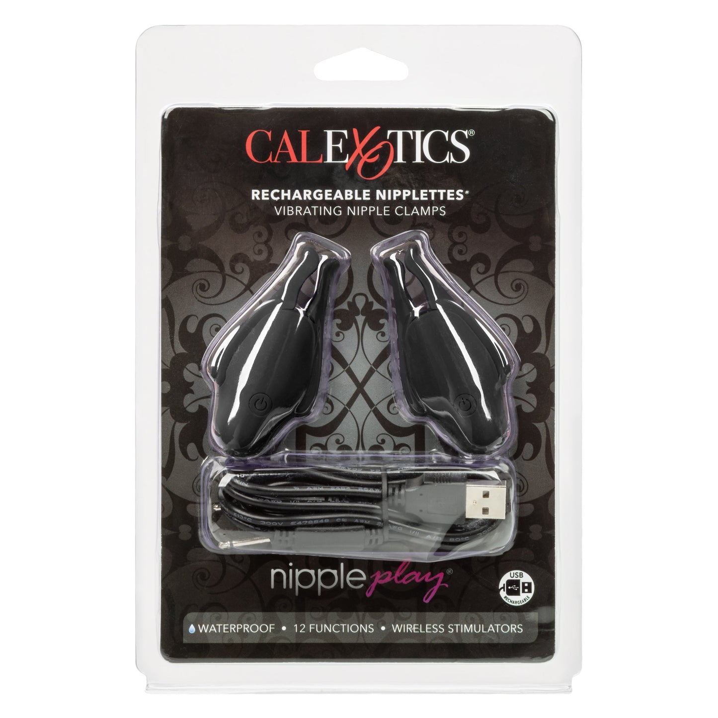 Rechargeable Nipplettes – Vibrating Adjustable Nipple Clamps