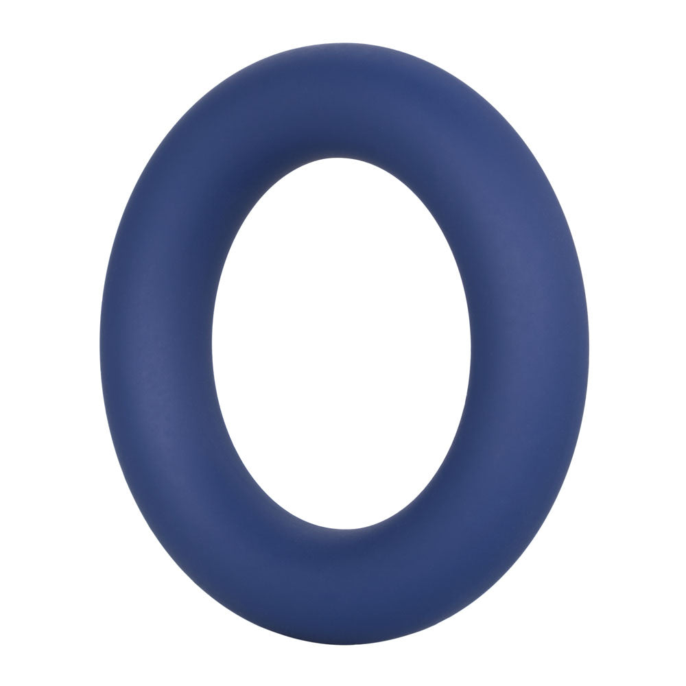 Link Up Verge Dual Stimulating Ring with 10 Thumping Functions Ultra-Soft Silicone Cock Ring Blue and Orange