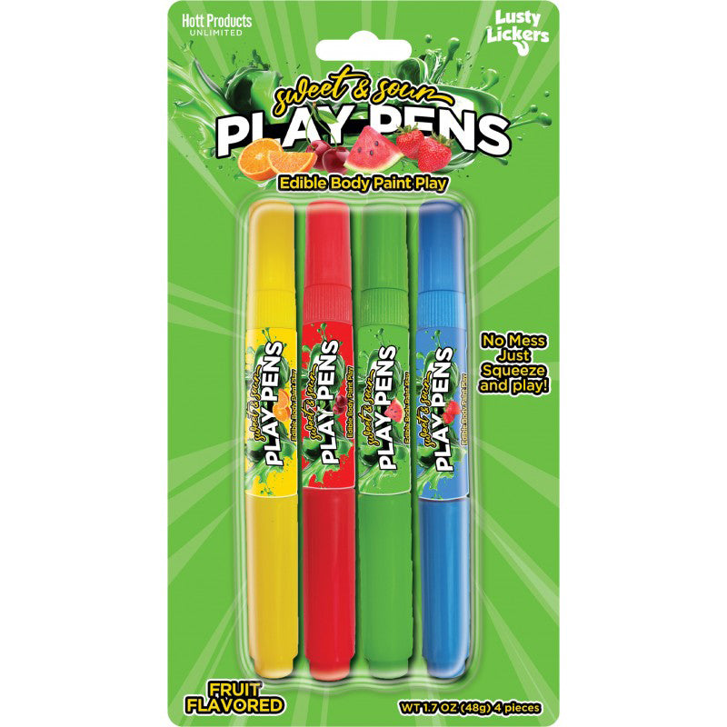 Sweet and Sour Play Pens – Edible Fruit Flavored Body Pens