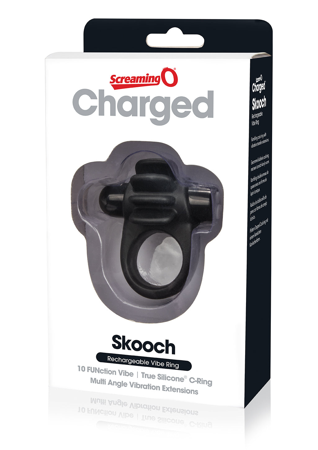 Skooch Charged – Rechargeable Vibrating Cock Ring with Textured Stimulation