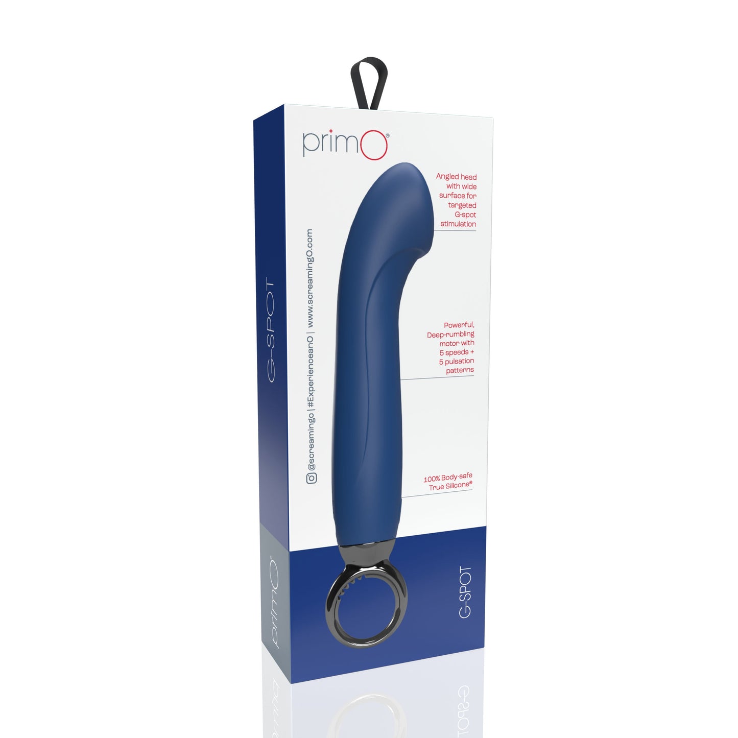 Screaming O PrimO G-Spot Vibrator – Powerful 5+5 Vibration Settings G-Spot Vibrator