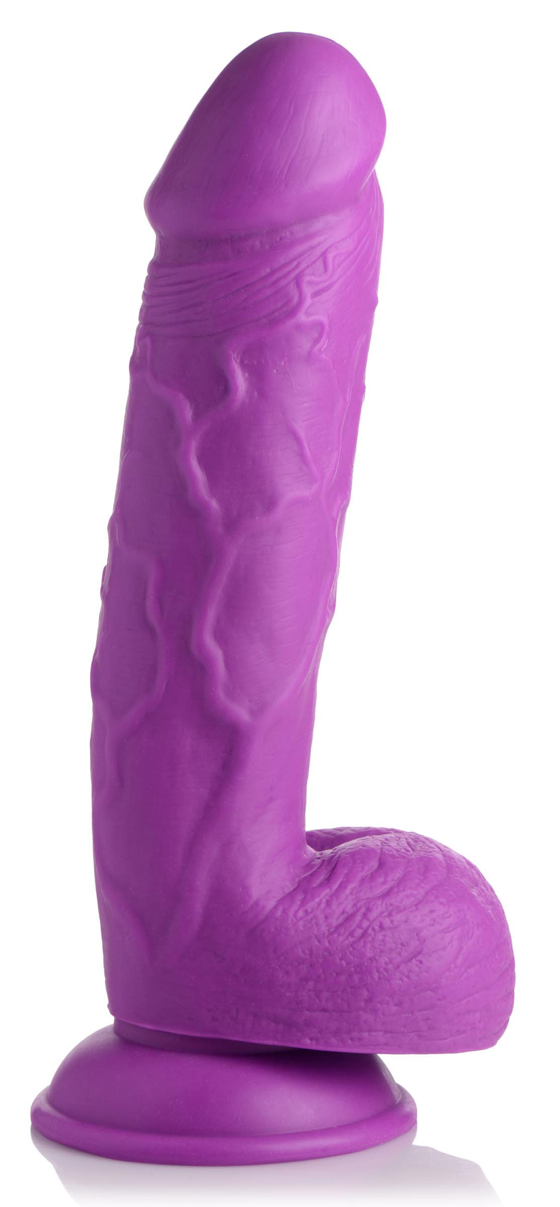 Pop Pecker 8.25 Inch Realistic Dildo With Suction Base Light