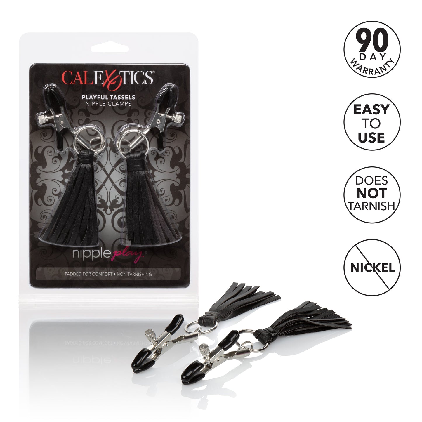 Playful Tassels Nipple Clamps for Sensual Adult Intimacy Play