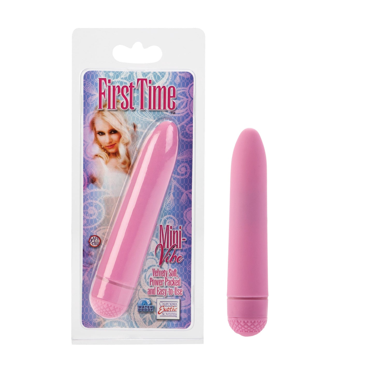 First Time Mini-Vibe Pink 4.5 Inch Compact Multi-Speed Waterproof Massager