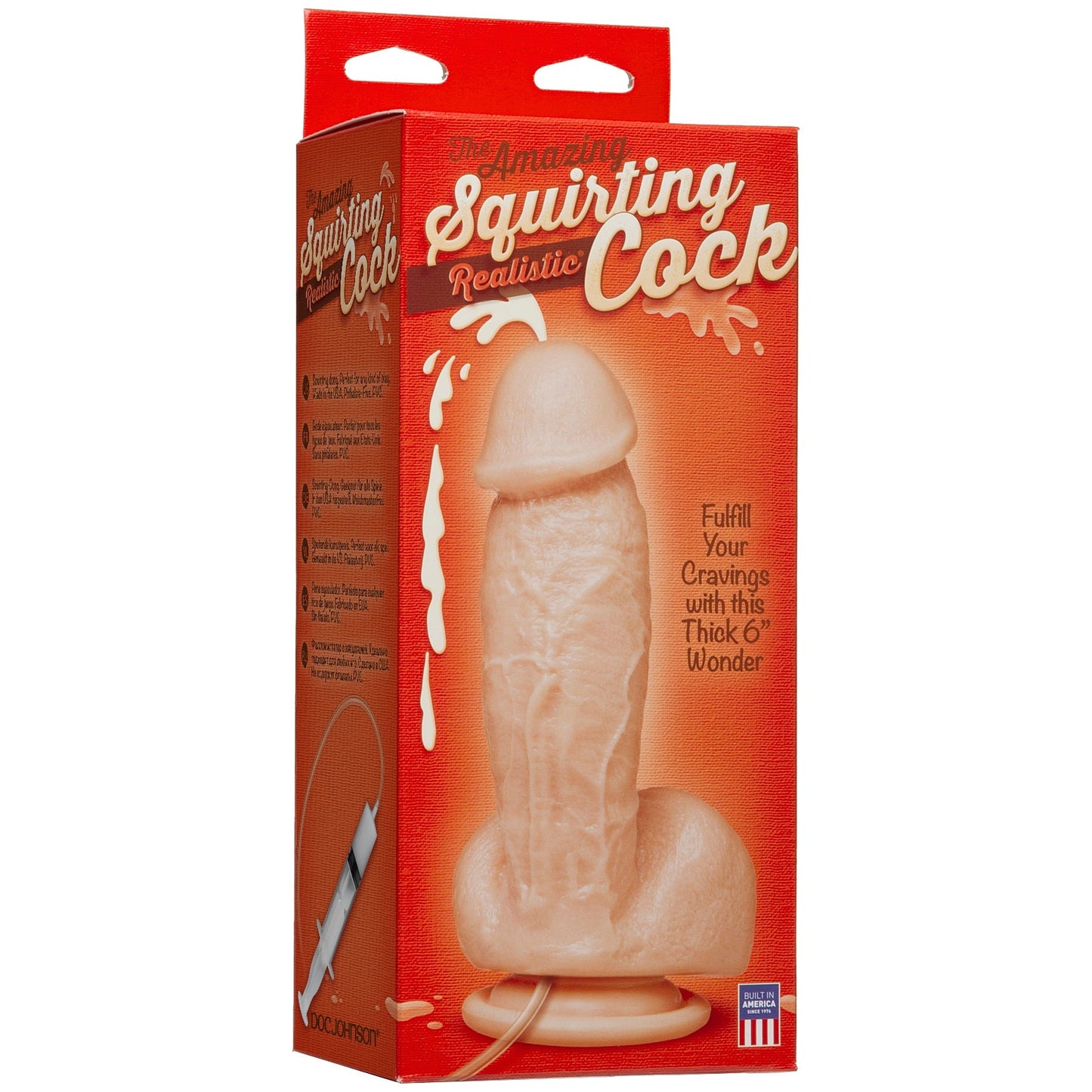 Realistic Squirting Dildo With Lifelike Texture – Realistic Waterproof Dildo