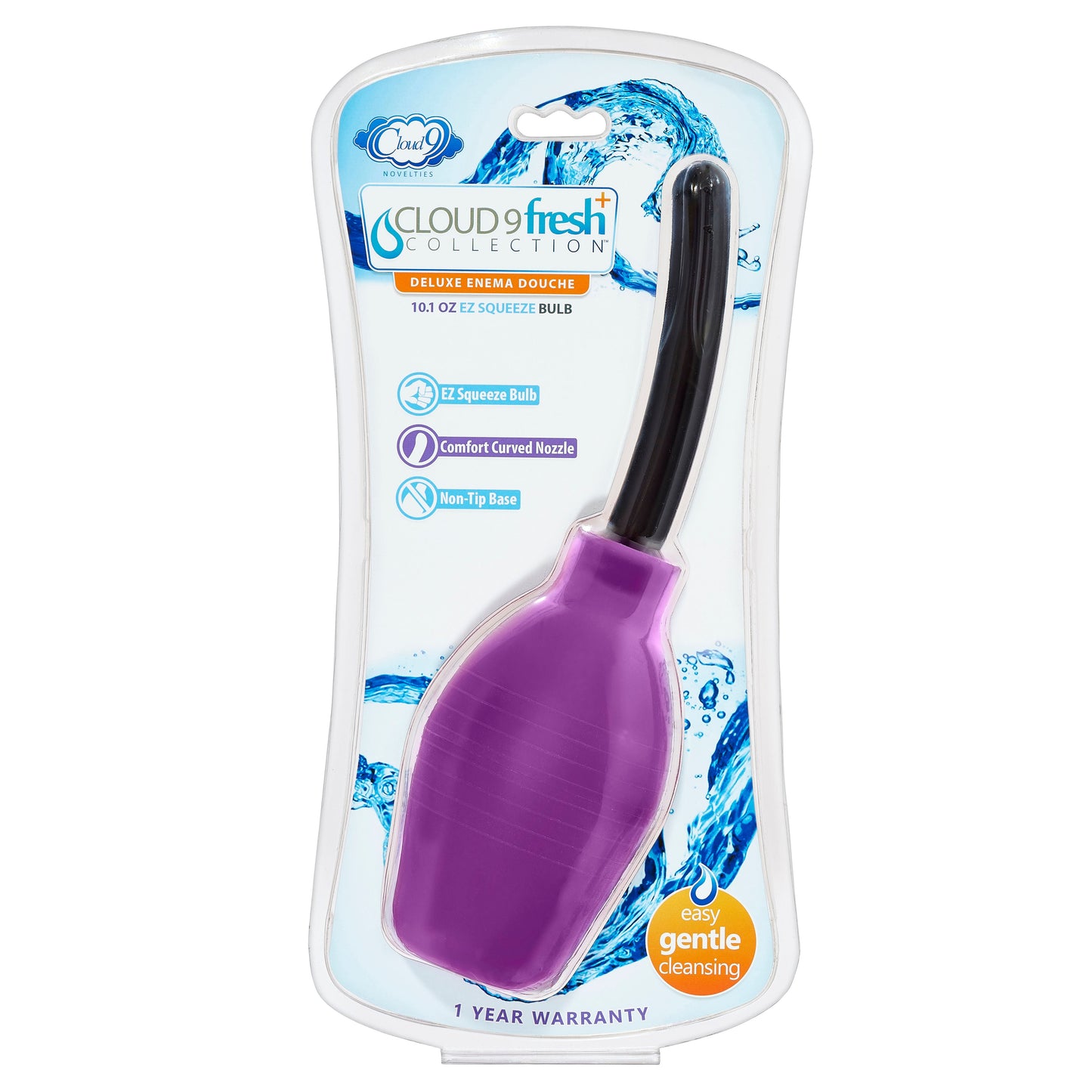 Fresh Plus Deluxe Enema Douche with Soft Tip Bulb 10.1 Oz
