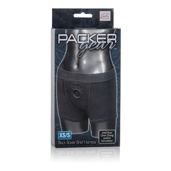 Packer Gear Boxer Harness (Black, Extra Small to Small) – Adjustable Harness