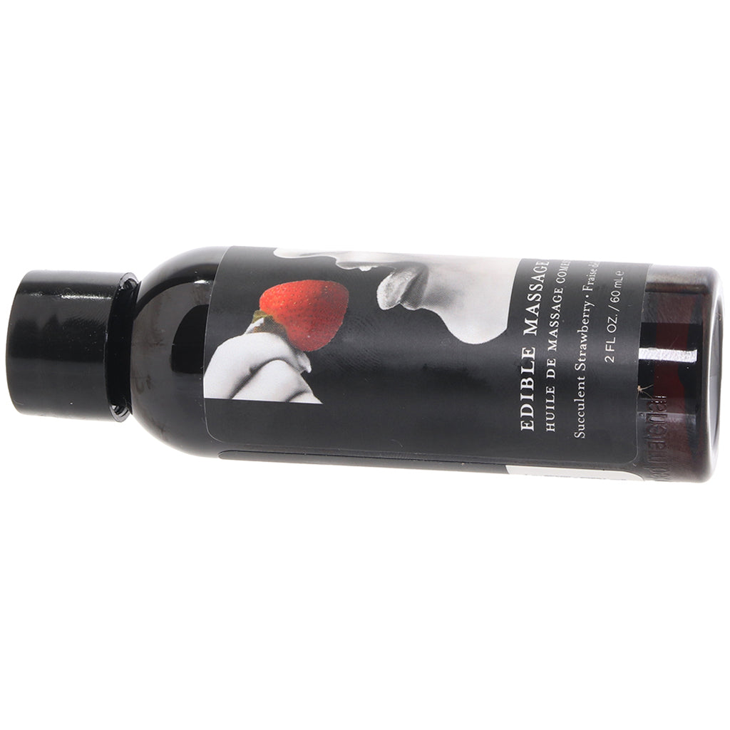 Edible Massage Oil 2oz/60ml in Succulent Strawberry Sensual Love > Massage