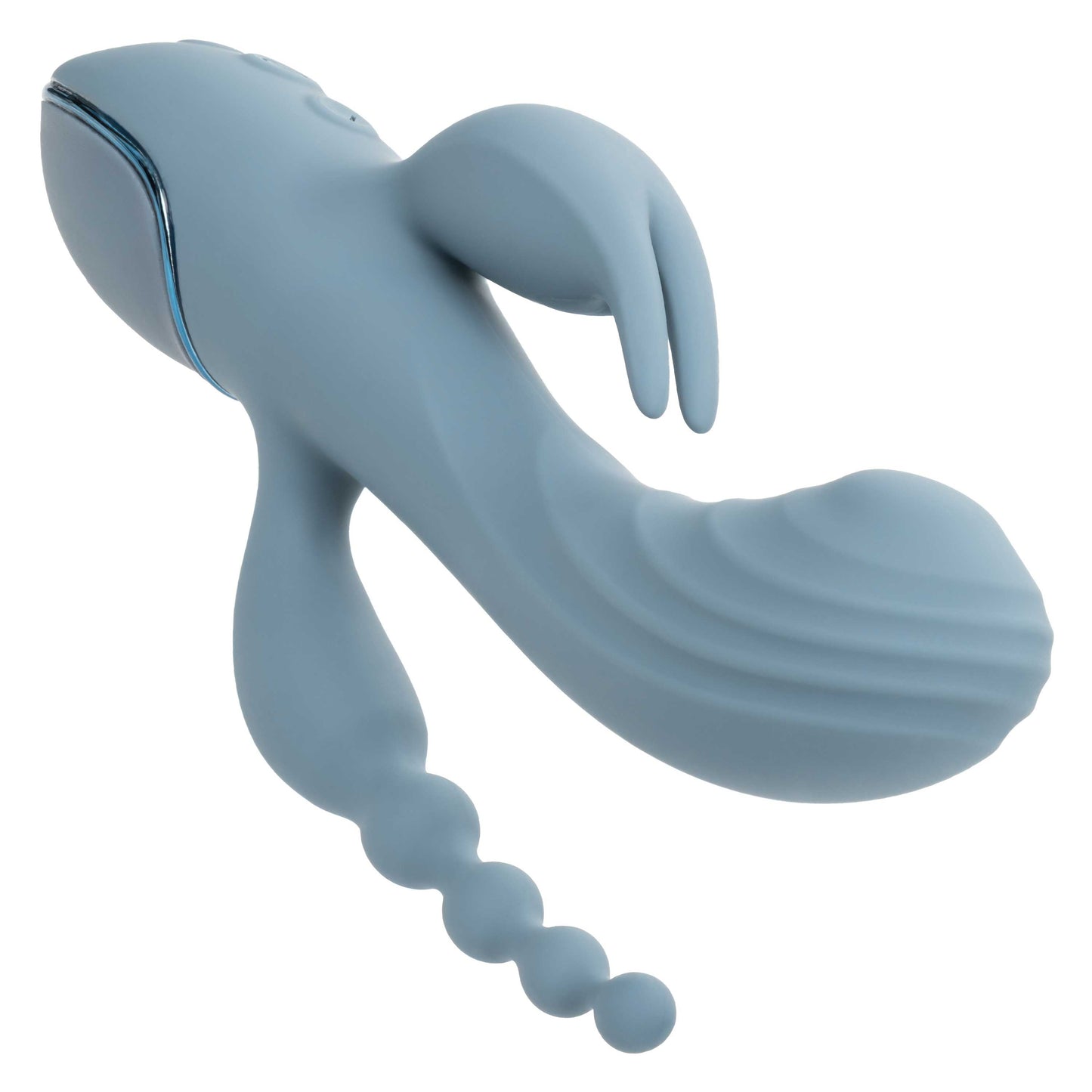 Triple Motor Vibrator Massager With Beaded Tail