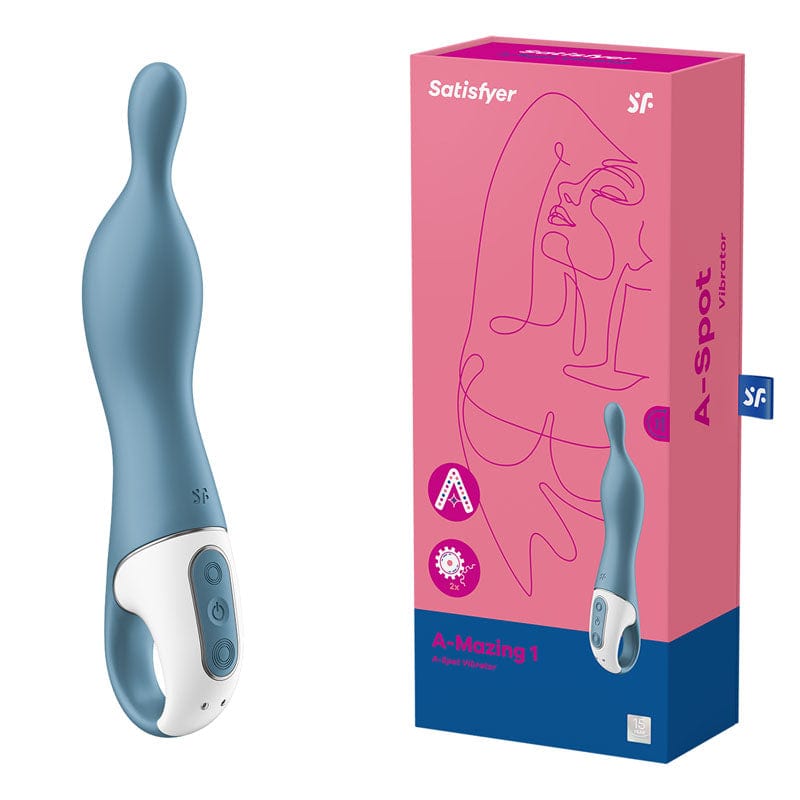 A-mazing 1 Vibrator Blue for Precise A-Spot Stimulation