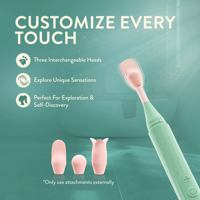 Blush Sage (Green) – Luxury Oscillating Wand Vibrator