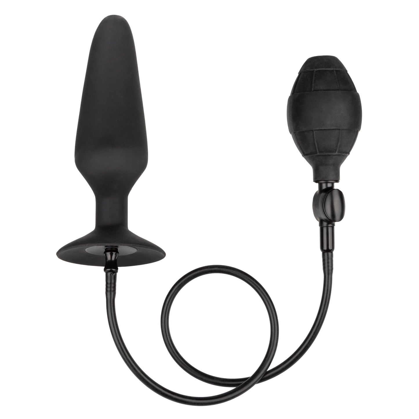 CalExotics XL Silicone Inflatable Plug – Inflatable Anal Plug with Detachable Hose and Squeeze Bulb