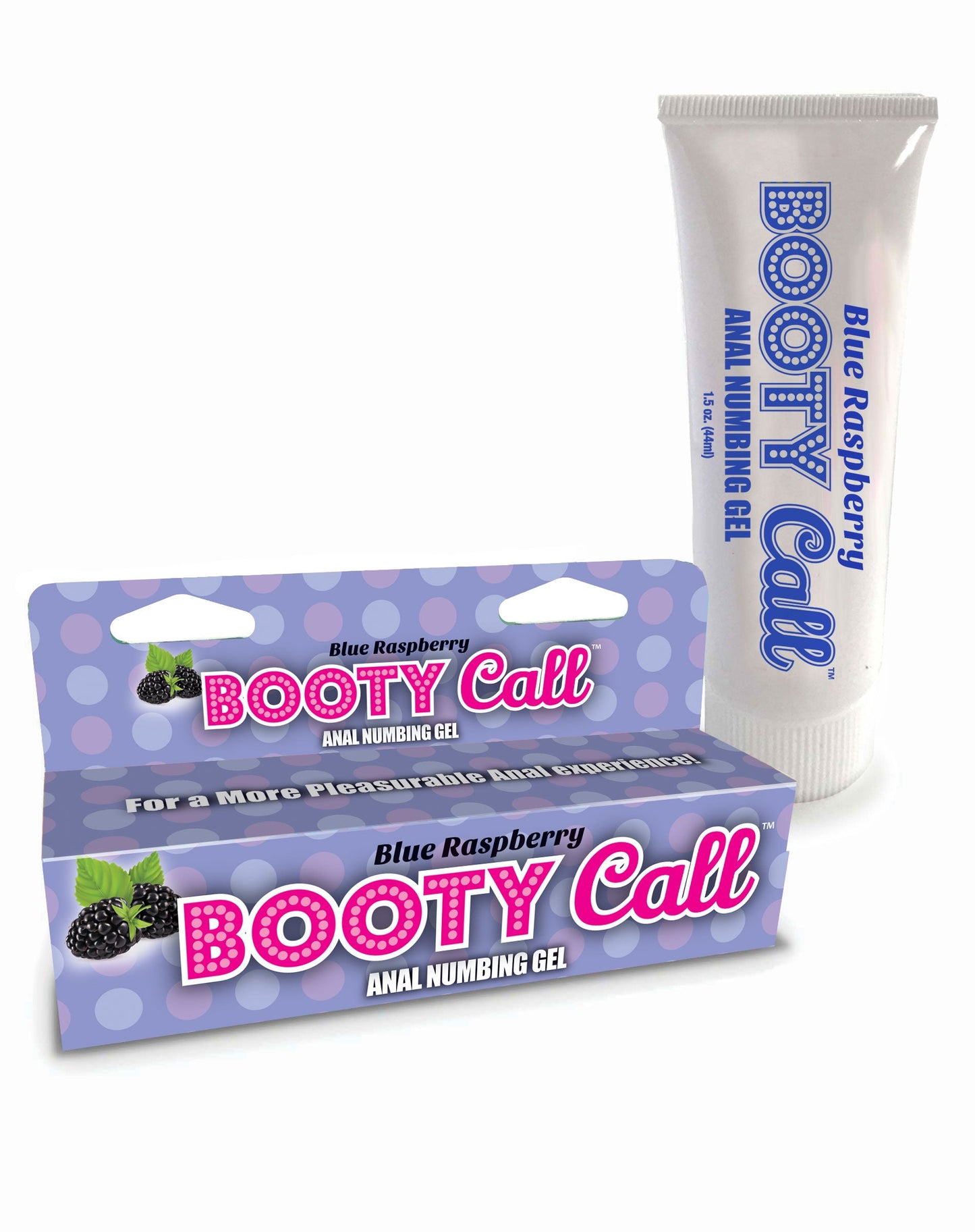 Booty Call Blue Raspberry Flavored Anal Numbing Gel – 44 ml Gel