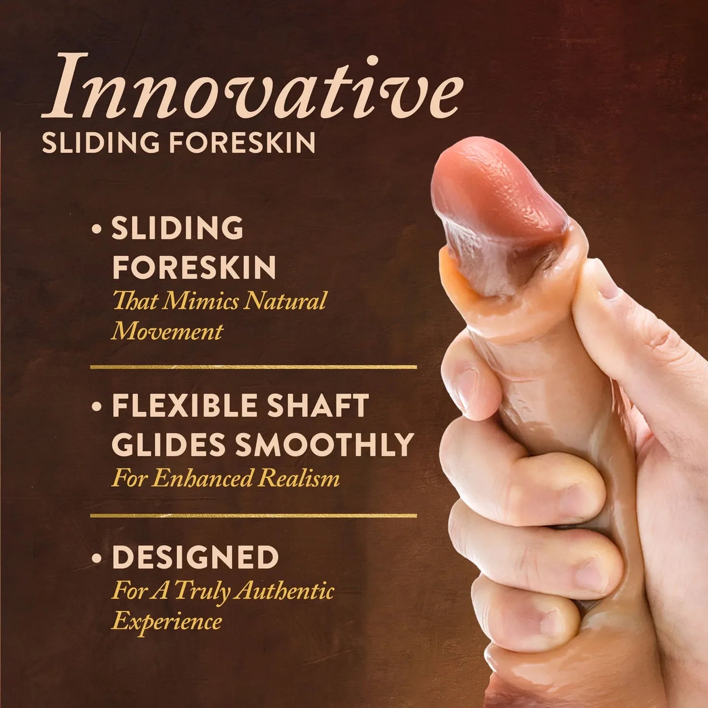 Renaissance DaVinci – 8 Inch Realistic Dual Density Dildo