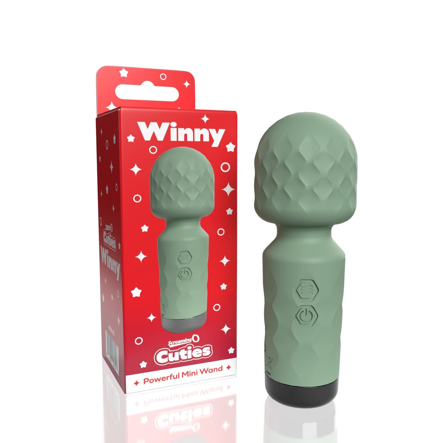 Cuties - Winny Rechargeable Mini Wand (Sage Green)