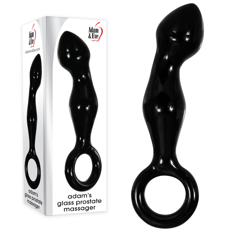 Adam & Eve Glass Prostate Massager 16.6 cm for Blissful Pleasure