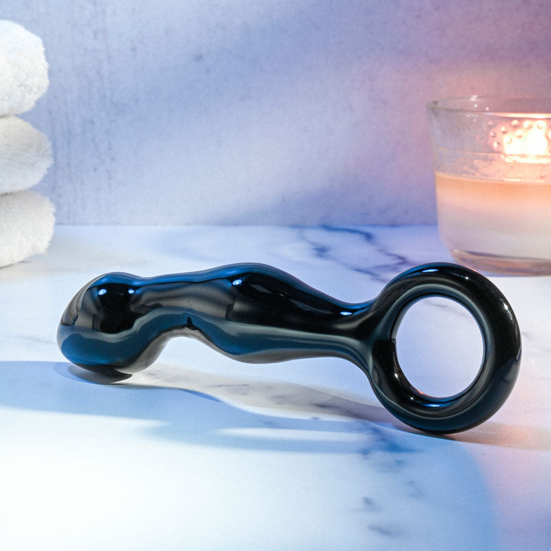Adam & Eve Glass Prostate Massager 16.6 cm for Blissful Pleasure