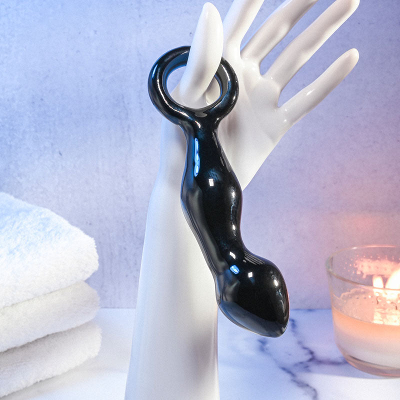 Adam & Eve Glass Prostate Massager 16.6 cm for Blissful Pleasure