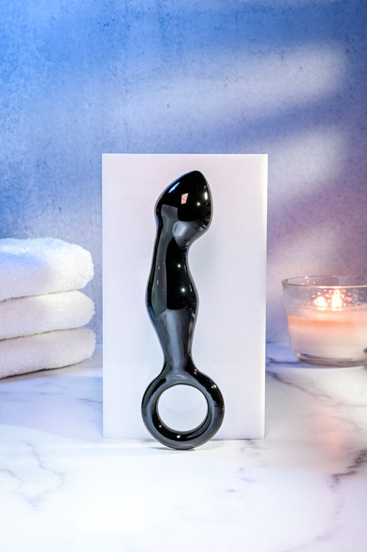 Adam & Eve Glass Prostate Massager 16.6 cm for Blissful Pleasure