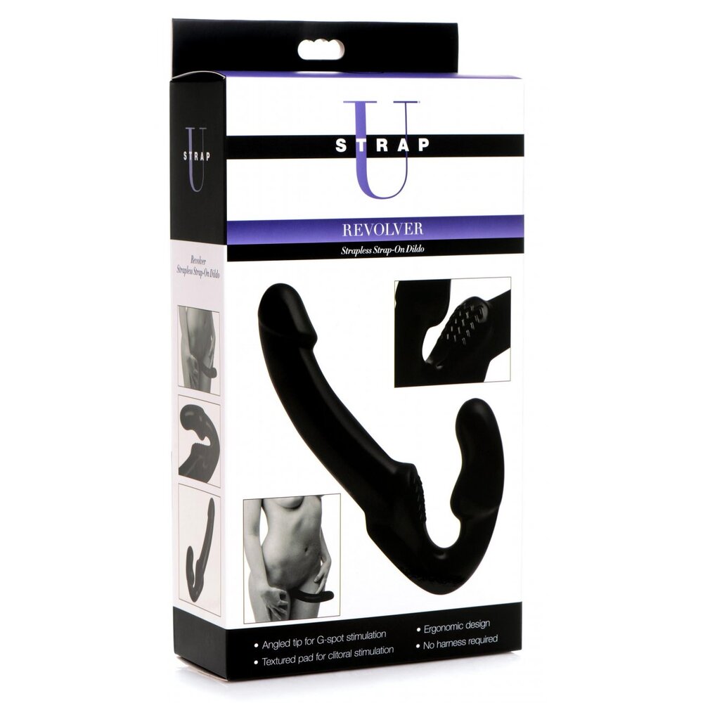 Xr Revolver Strapless Strap On G Spot Dildo Silicone