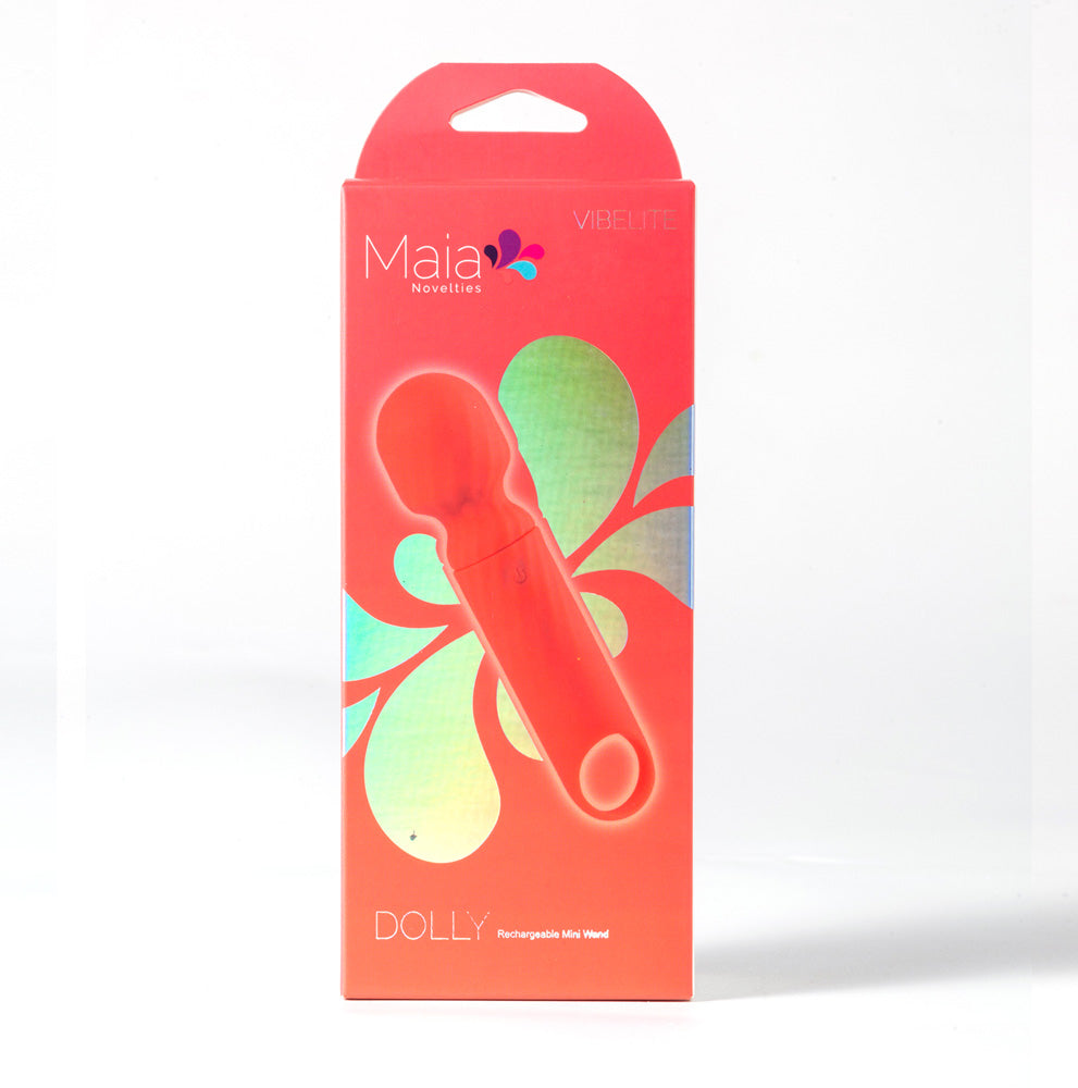 Maia Dolly Mini Massage Wand in Orange