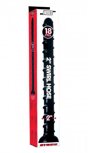 Hosed 18 Inch Swirl Thick Anal Snake