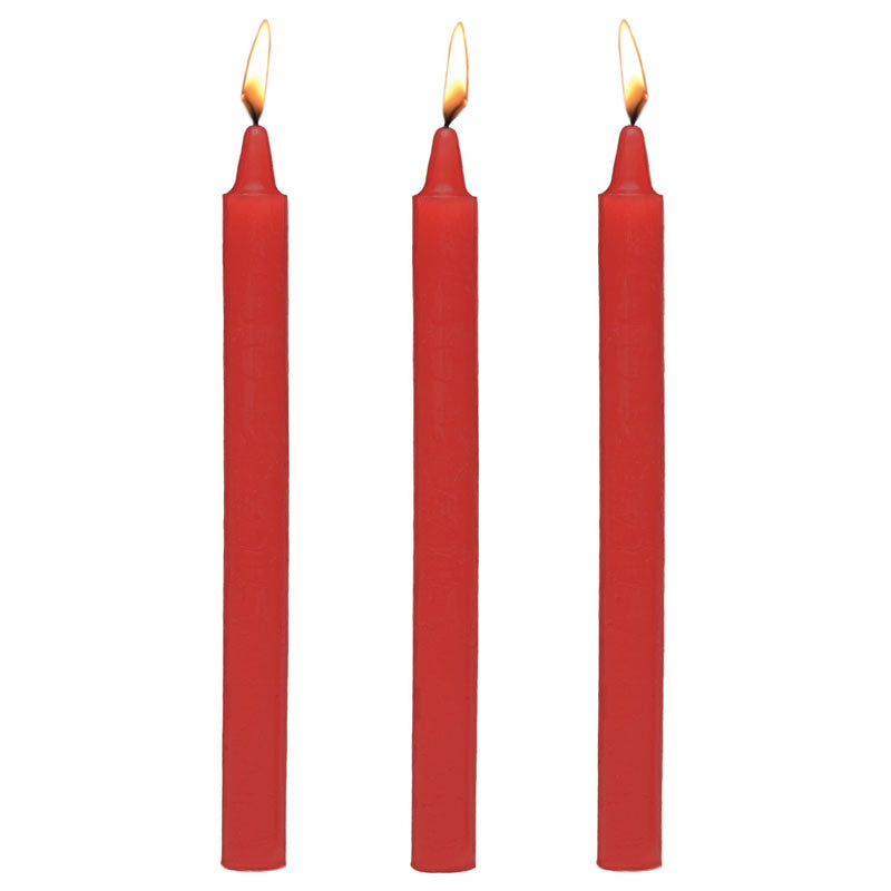 Fetish Drip Candles 3 Pack Red for Sensation Play