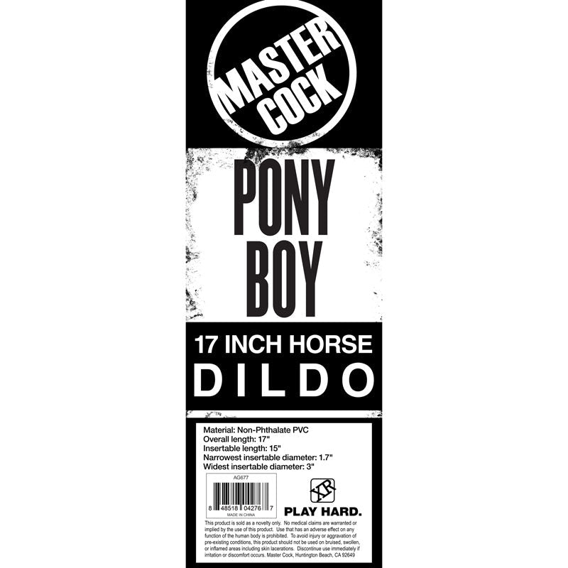Master Cock Pony Boy 43 cm – Lifelike Horse Dildo