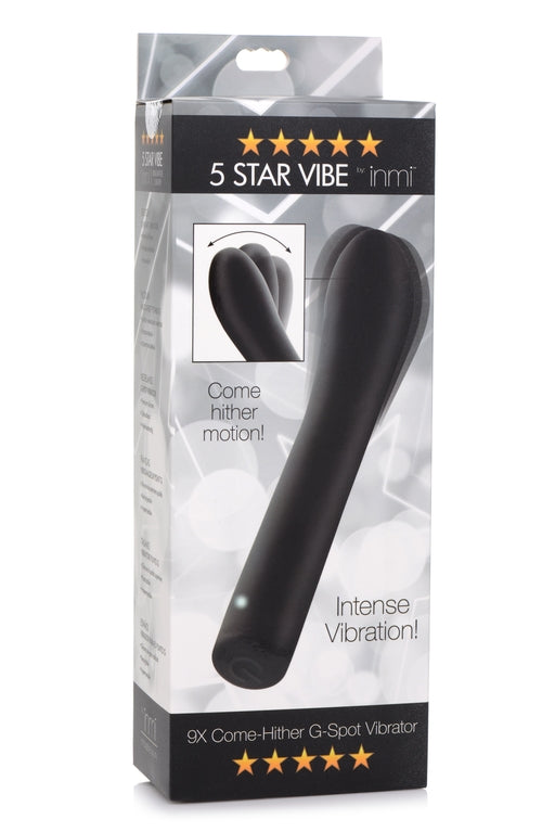 INMI Shegasm 5 Star Come Hither G-Spot Vibrator Black