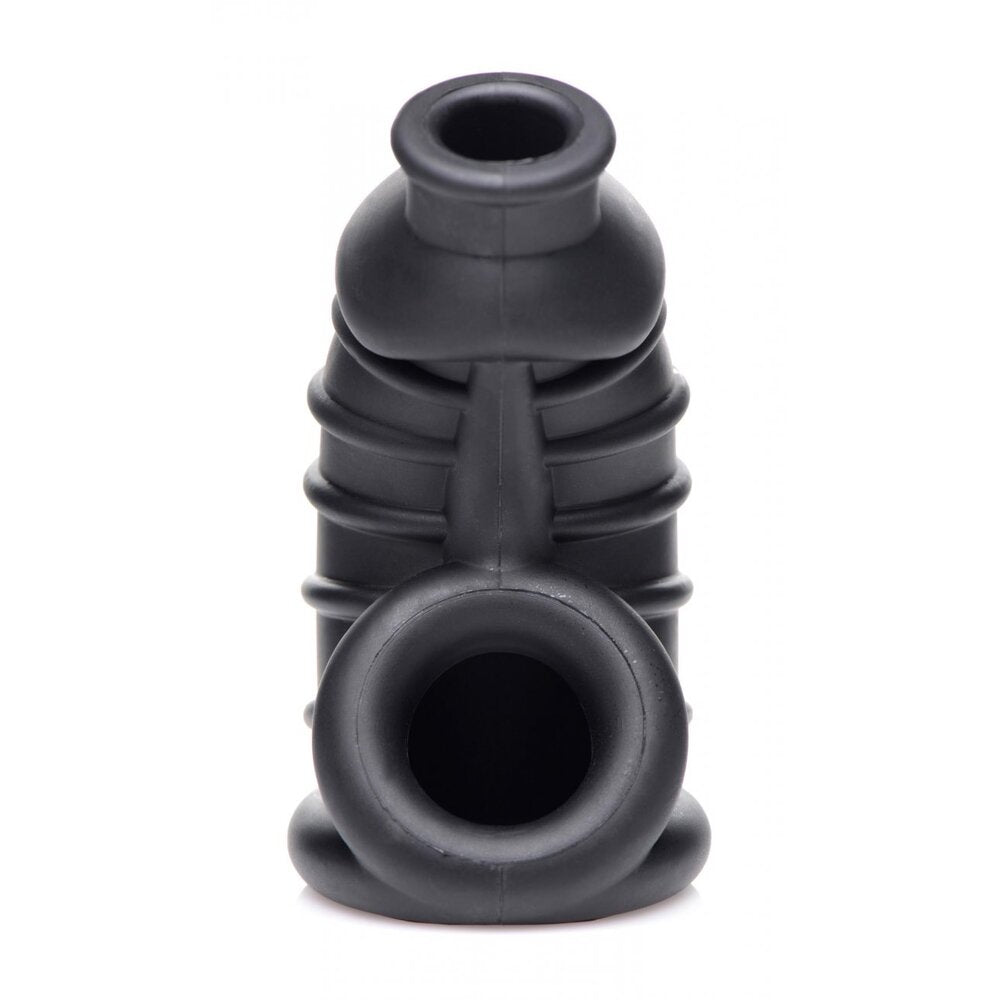 Master Series Dark Chamber – Silicone Chastity Cage