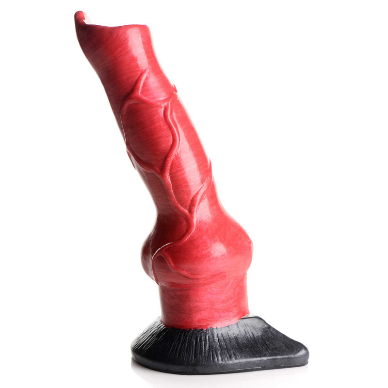 Creature Cocks Hell-Hound Canine Dildo (Red) – 19 cm Silicone Dildo