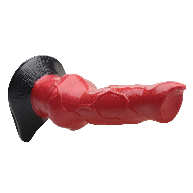 Creature Cocks Hell-Hound Canine Dildo (Red) – 19 cm Silicone Dildo