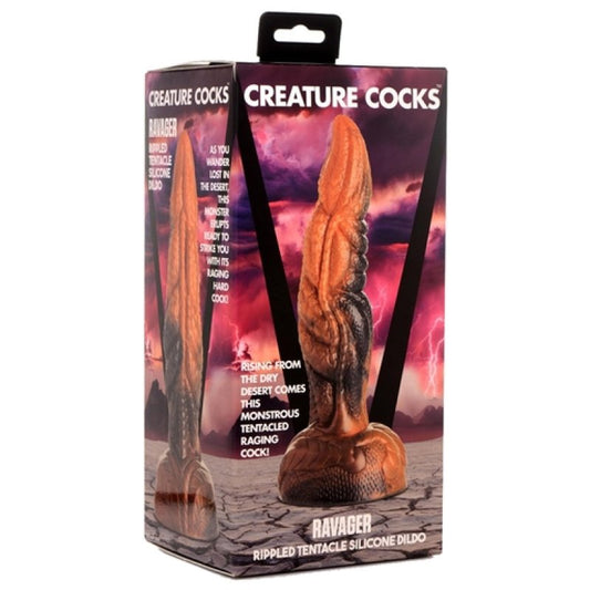 Creature Cocks Ravager Rippled Tentacle Silicone Dildo > Dildos > Fantasy