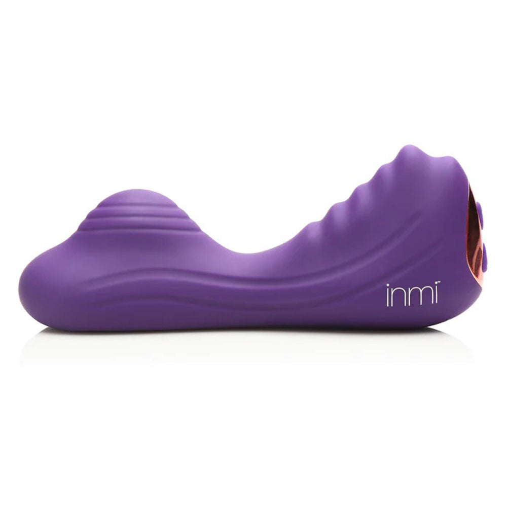 Purple Silicone Vibrating Grinder with Remote Control