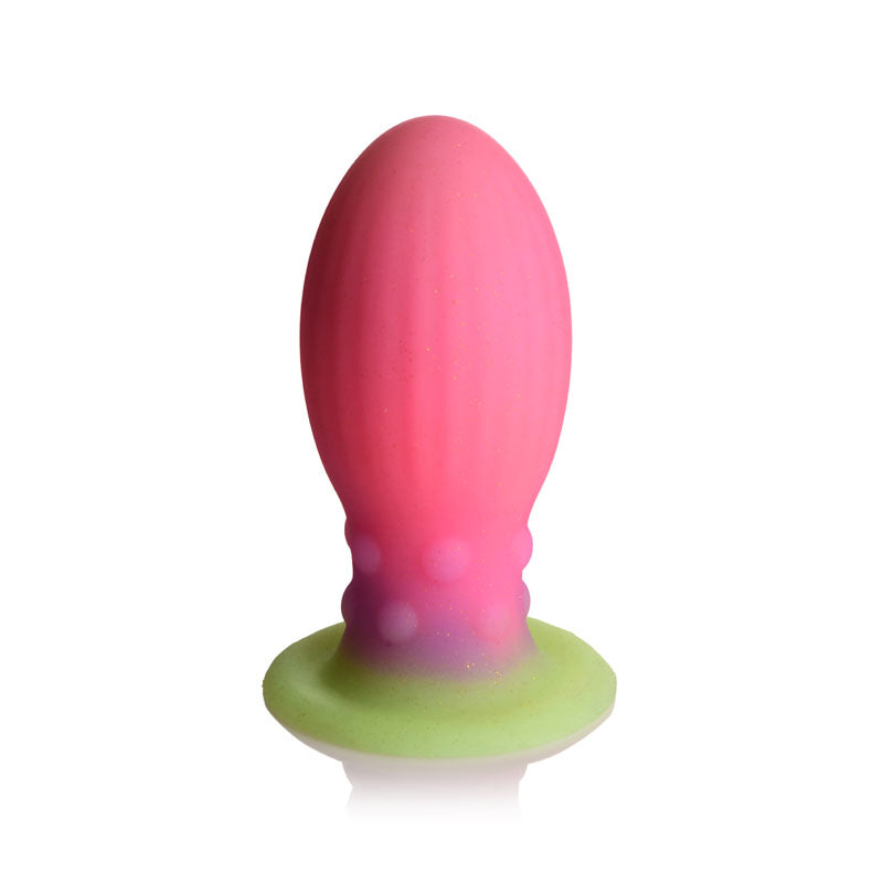 Creature Cocks Xeno Egg (Glow in Dark) – Ribbed Alien Egg Vibrator 4.5 inch