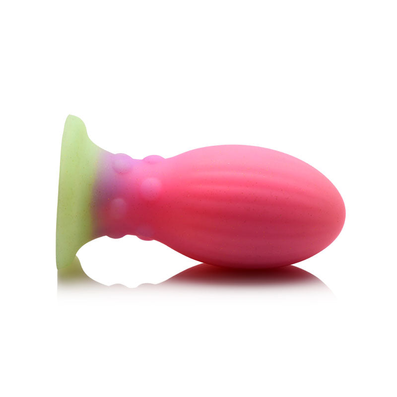 Creature Cocks Xeno Egg (Glow in Dark) – Ribbed Alien Egg Vibrator 4.5 inch