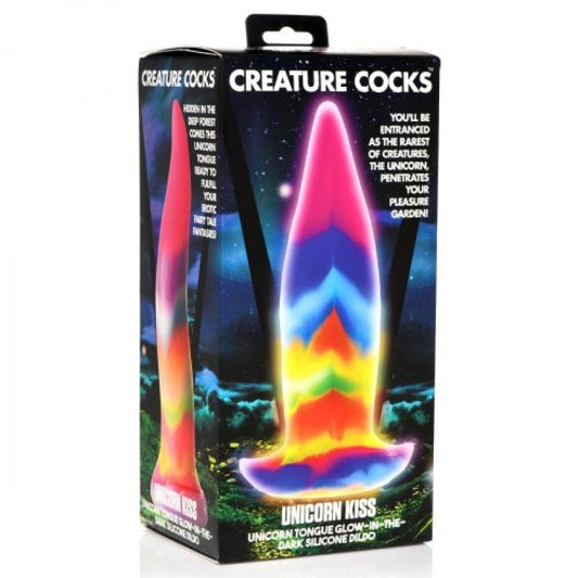 Creature Cocks Unicorn Tongue Glow-in-the-Dark Silicone Dildo > Dildos > Fantasy