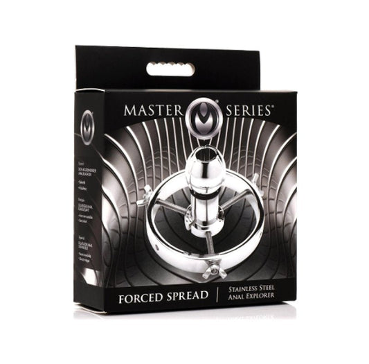 Master Series Forced Spread – Stainless Steel Anal Explorer Plug