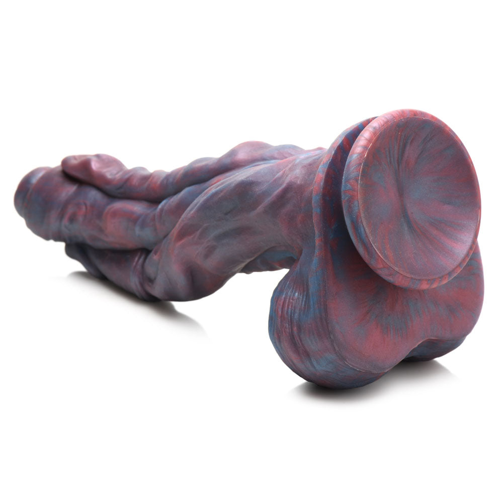 Creature Cocks Hydra (Dark Blue and Red) – 26.9 cm Silicone Dildo