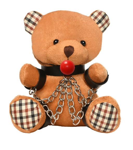 Master Series Gagged Bondage Bear Plush Toy