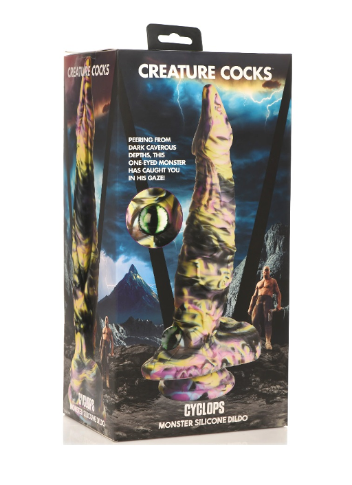 Creature Cocks Cyclops Monster (Multicolor) – 11.3 Inch Silicone Dildo