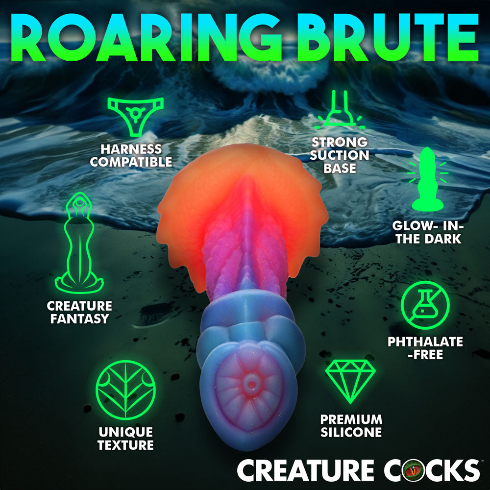 Creature Cocks Aqua-Cock Glow in the Dark – 19.3 cm Fantasy Dildo