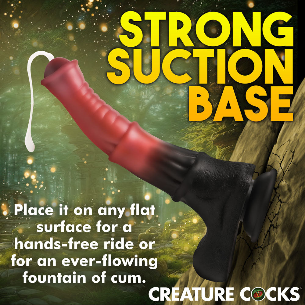 Creature Cocks Centaur Explosion (Pink/Black) – 24.5 cm Squirting Fantasy Dildo