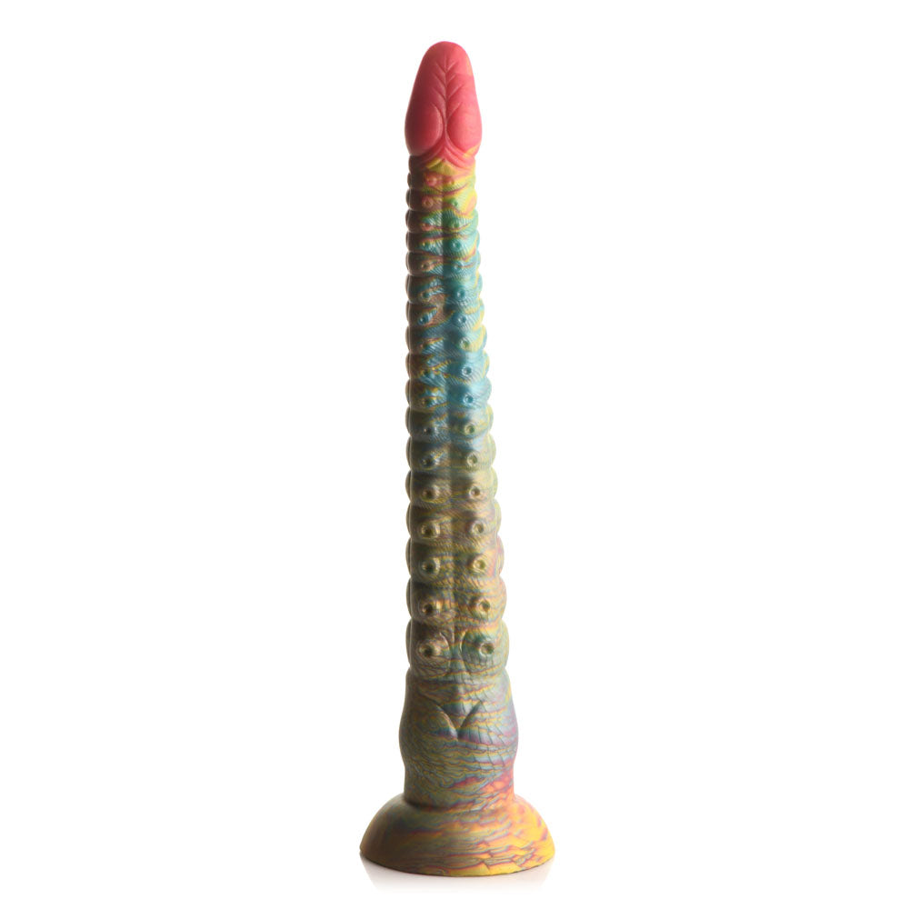 Tenta Dick Tentacle Silicone Dildo (Multicolor) – 11 Inch Ribbed Tentacle Dong