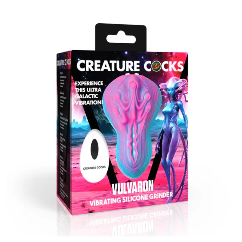 Creature Cocks Vulvaron – 10X Vibrating Silicone Grinder with Remote-Controlled Vibrator