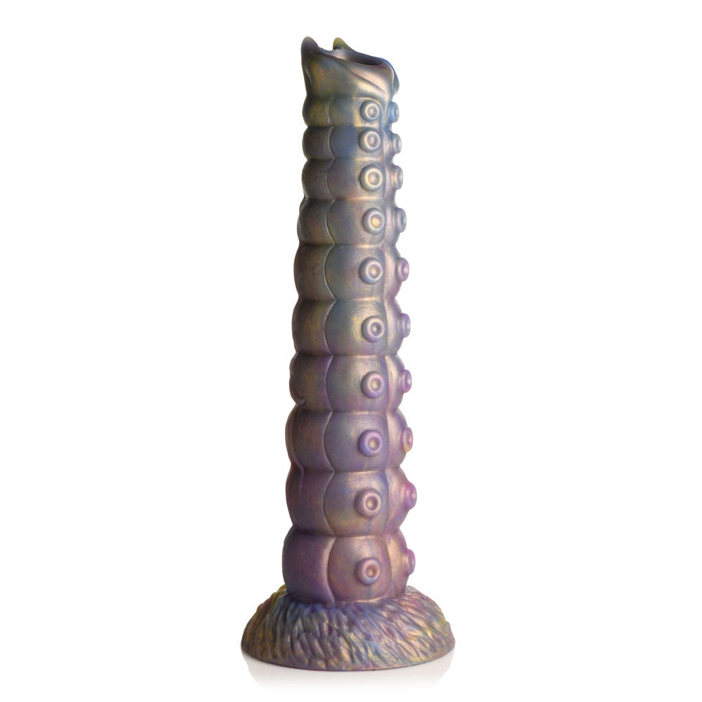 Deep Invader Tentacle Ovipositor (Colored) – Textured Silicone Dildo with Eggs 9 inch