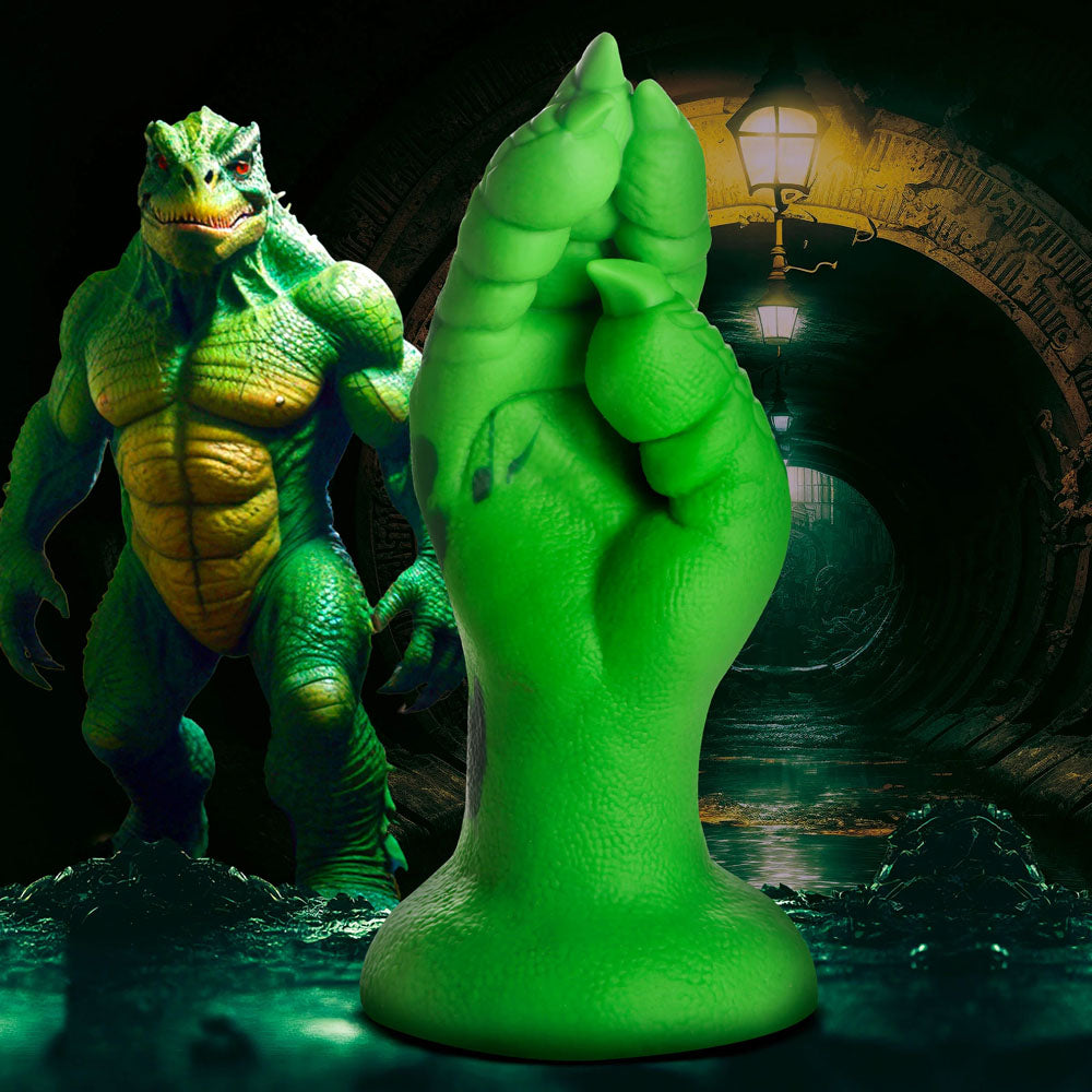 Raptor Claw Fisting Silicone Dildo (Green) – 8.6 Inches Fantasy Silicone Dildo
